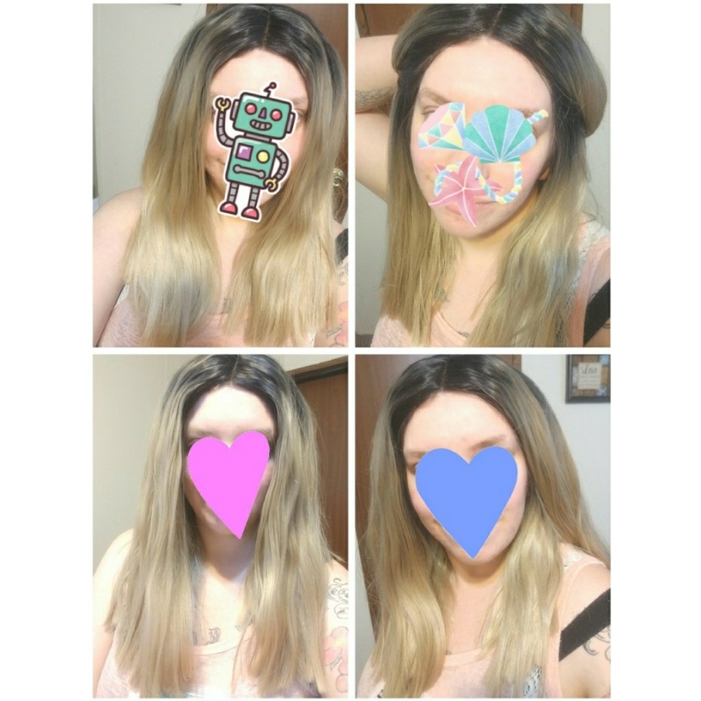 New, Custom Made Ombre Blonde Wig